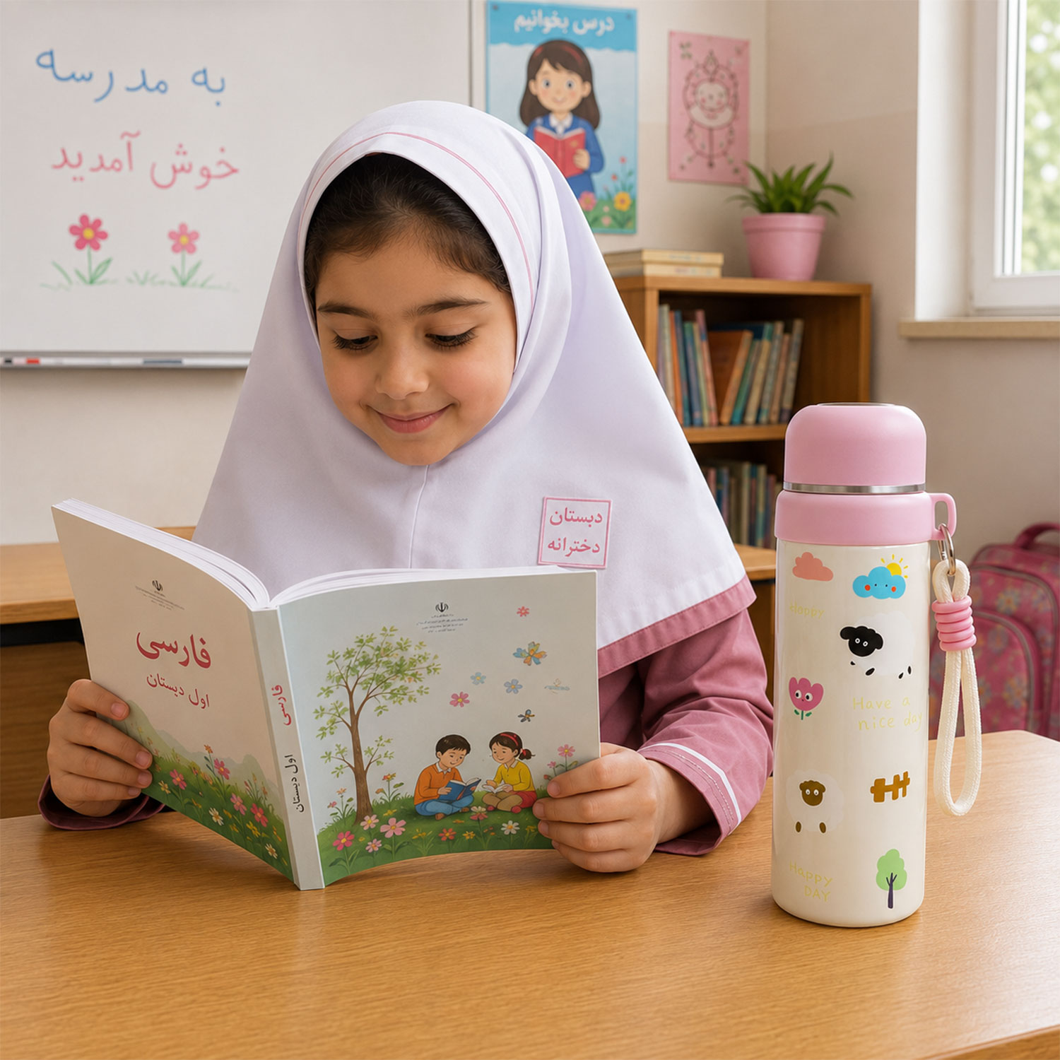 فلاسک کودک مدل ببعی گنجایش 0.50 لیتر