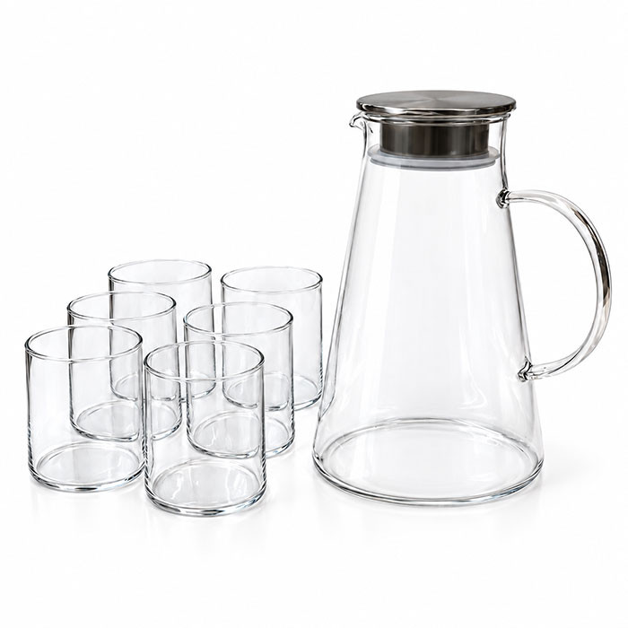 سرویس پارچ و لیوان 7 پارچه دایموندز مدل GPH-28/L7